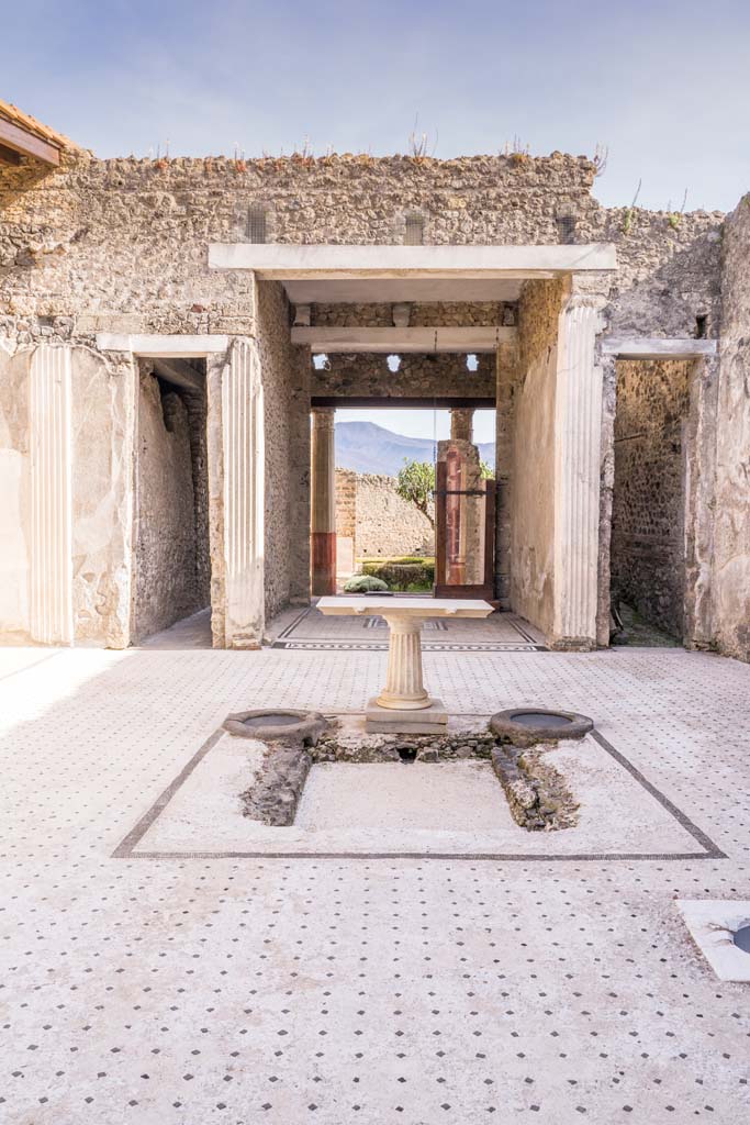 I.9.5 Pompeii. September 2019. Room 3, looking south along east side of atrium. Photo courtesy of Klaus Heese.