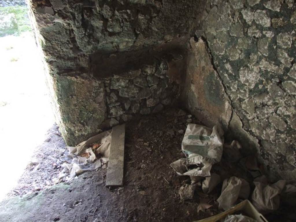 I.10.4 Pompeii.  March 2009.  First lower storeroom A.  South west corner near doorway.