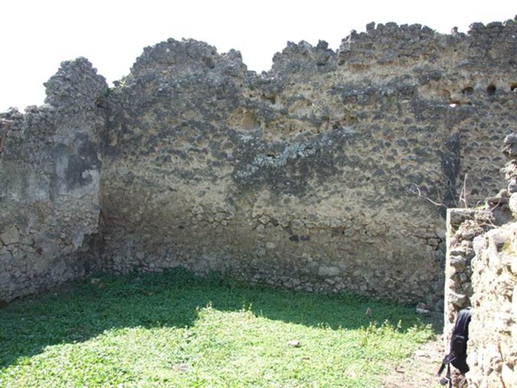 I.10.8 Pompeii. March 2009. Room 14, looking west across garden area.  