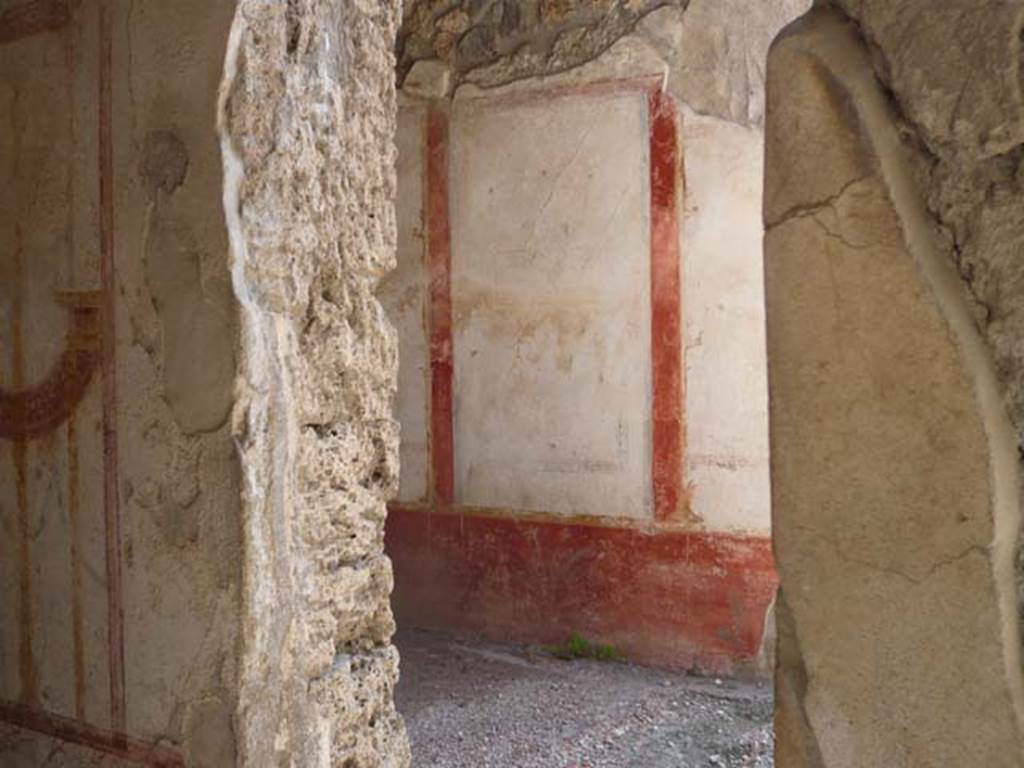 I.11.1 Pompeii. May 2012. Looking through cubiculum to ala. Photo courtesy of Buzz Ferebee.