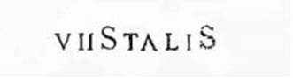 Vestali [CIL IV, 8435]
See Notizie degli Scavi di Antichit, 1913, p.360.
See Epigraphik-Datenbank Clauss/Slaby (www.manfredclauss.de).
