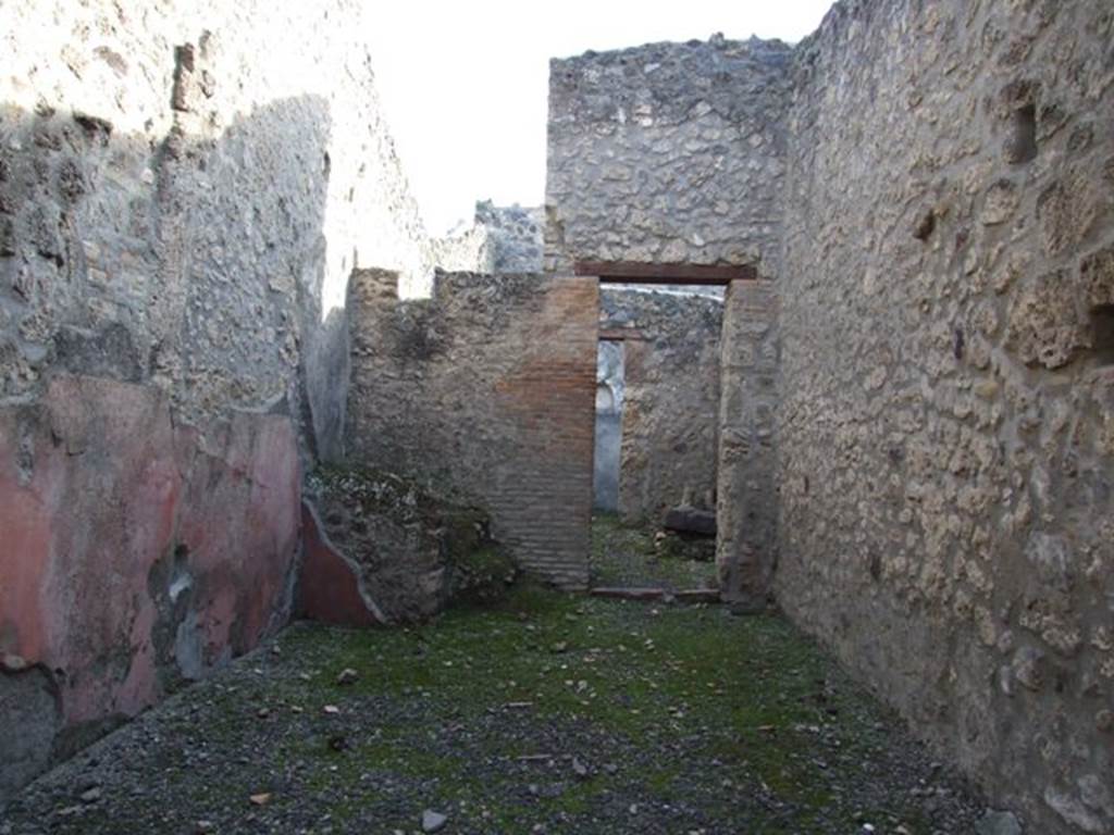 I.11.3 Pompeii.  December   2007.  South wall with door to rear.