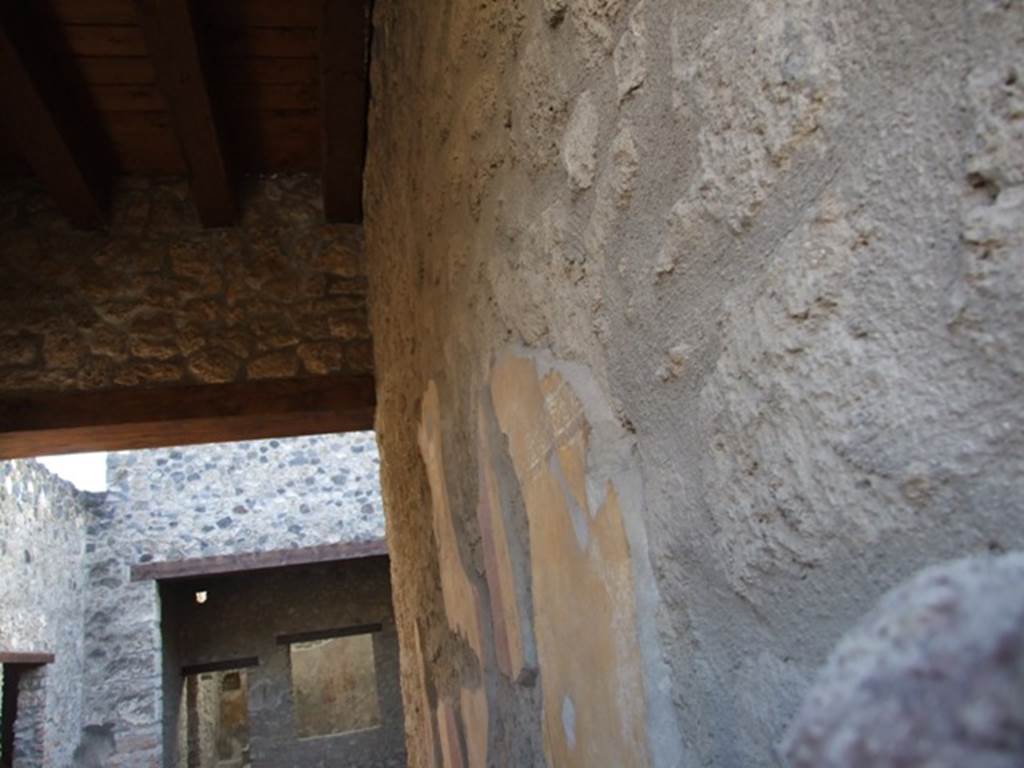 I.11.6 Pompeii. December 2018. 
Looking south across east side of atrium and impluvium towards tablinum. Photo courtesy of Aude Durand.
