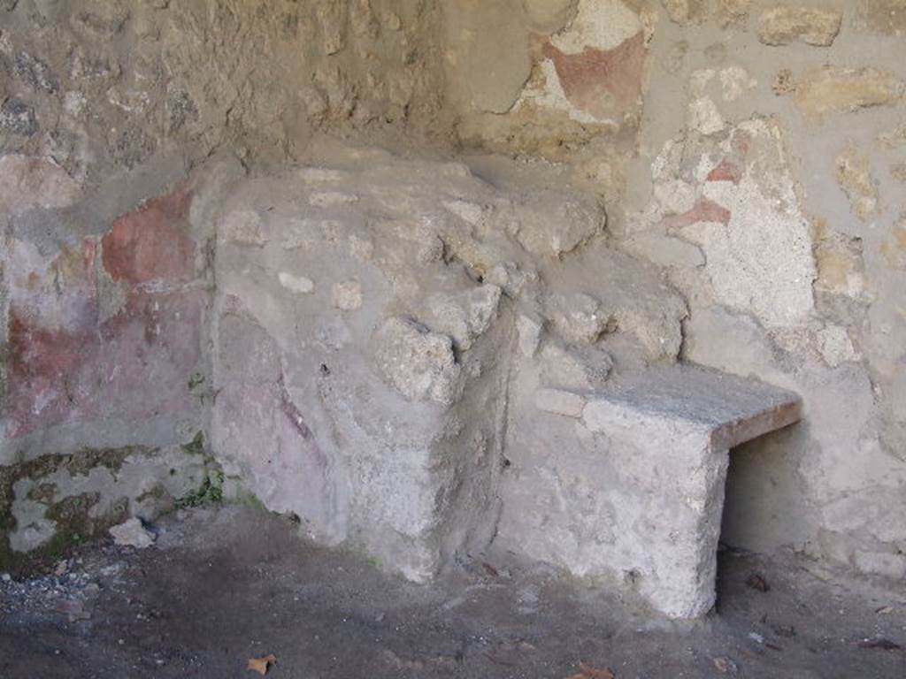 I.11.7 Pompeii. December 2006. South-east corner of the shop.