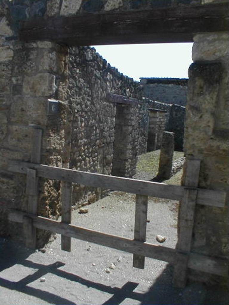 I.12.6 Pompeii. May 2005. Entrance doorway.