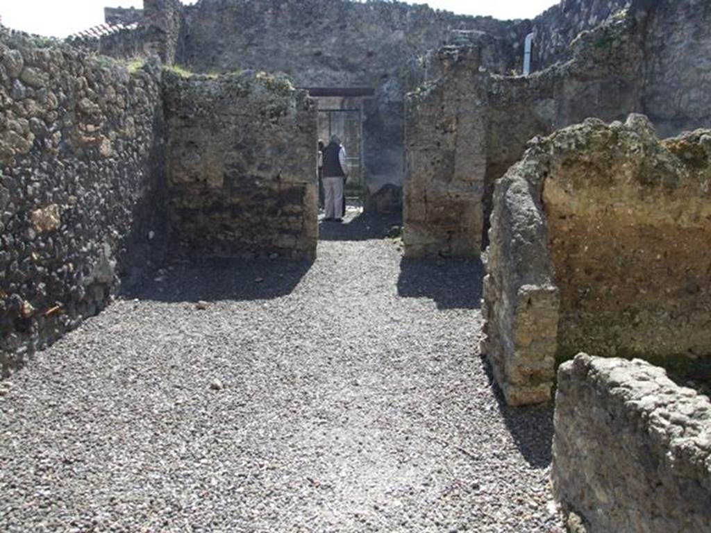 I.12.8 Pompeii.  March 2009. Room 5.  Looking south to entrance.