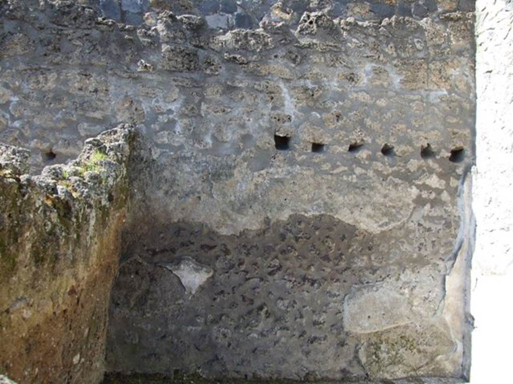 I.12.8 Pompeii.  March 2009.   Room 6.  West wall.