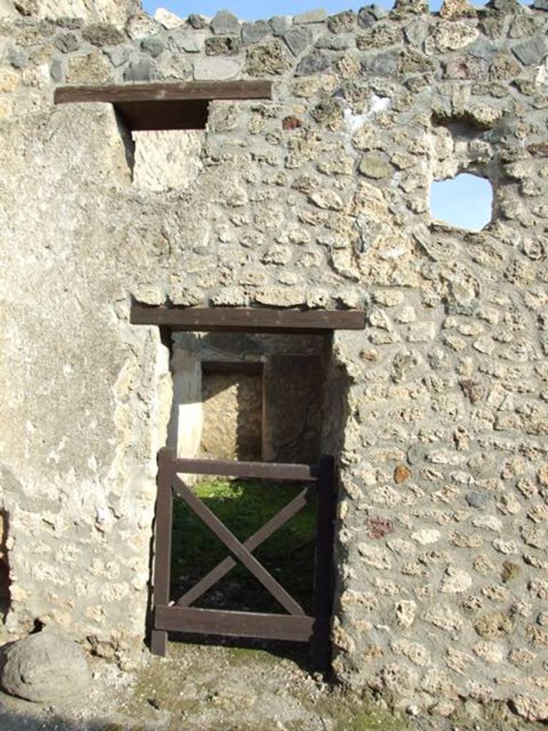 I.12.13 Pompeii. December 2007. Entrance doorway.