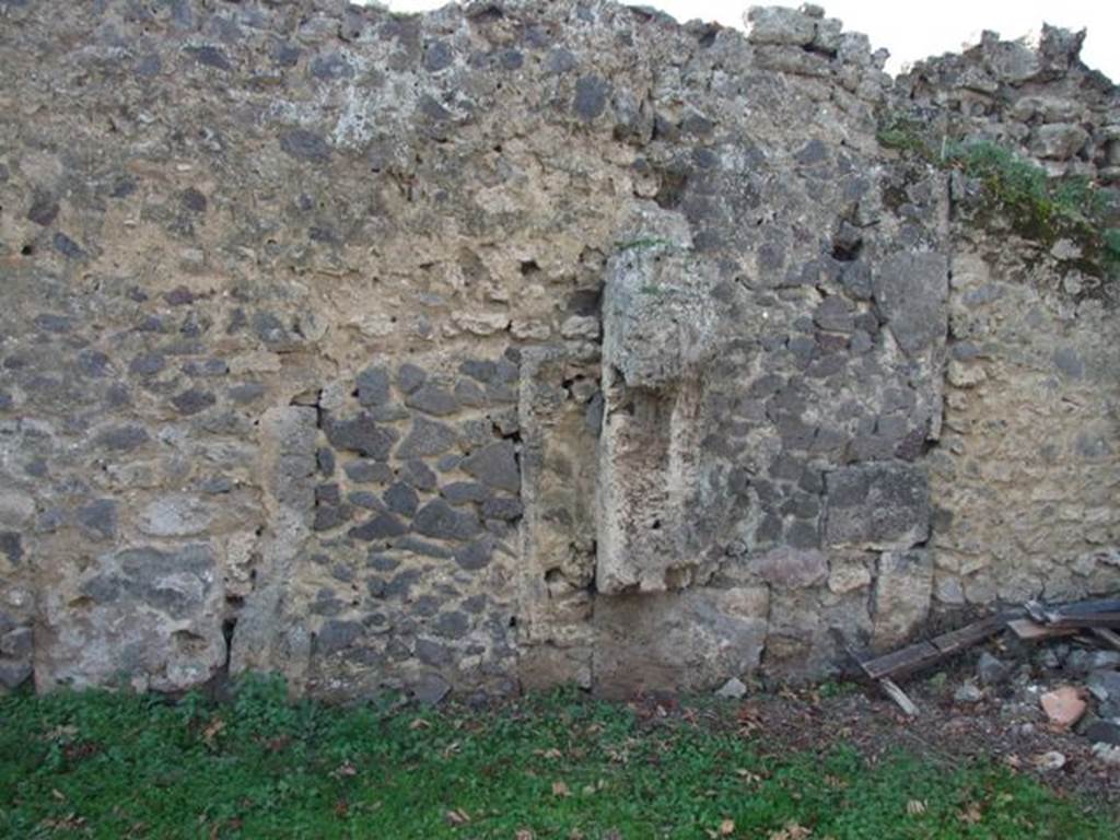 1.12.14 Pompeii. December 2007. Blocked entrances on west wall.