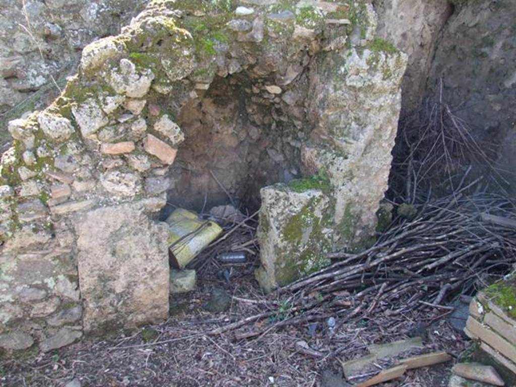 I.12.15 Pompeii. March 2009. Small cupboard under staircase.

