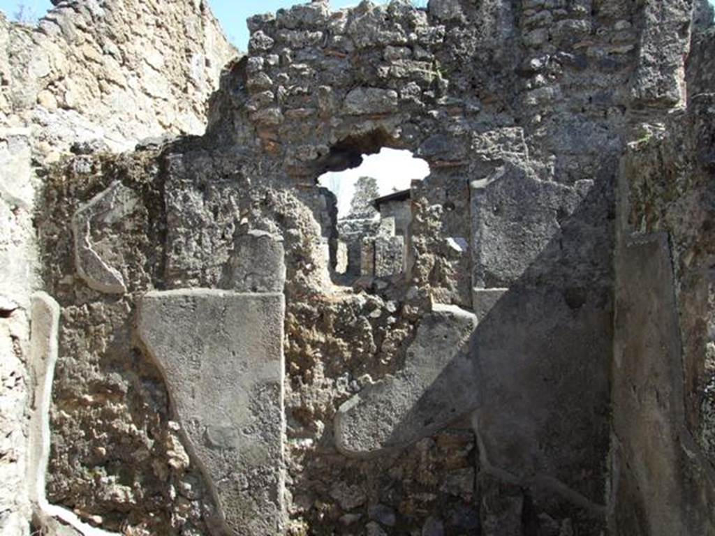 I.12.15 Pompeii. March 2009. Room 2, east wall of cubiculum.  