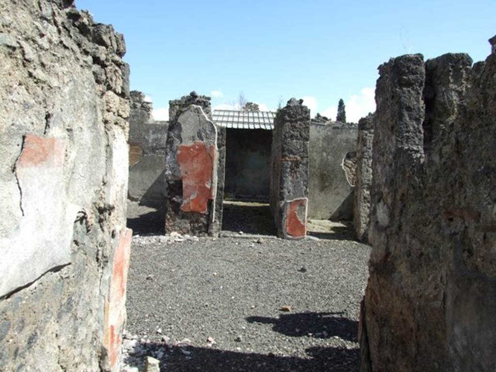 I.12.16 Pompeii. March 2009. Looking east towards room 1, atrium.