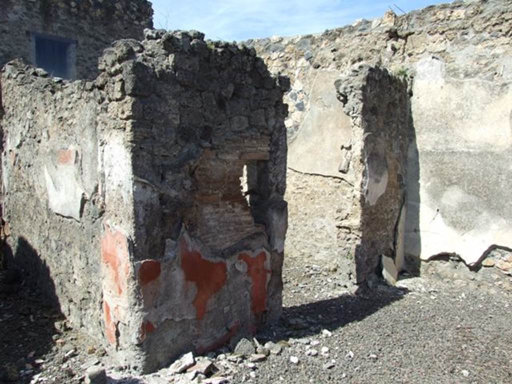 I.12.16 Pompeii. March 2009. Room 1, north-west corner of atrium, with doorway to room 2.