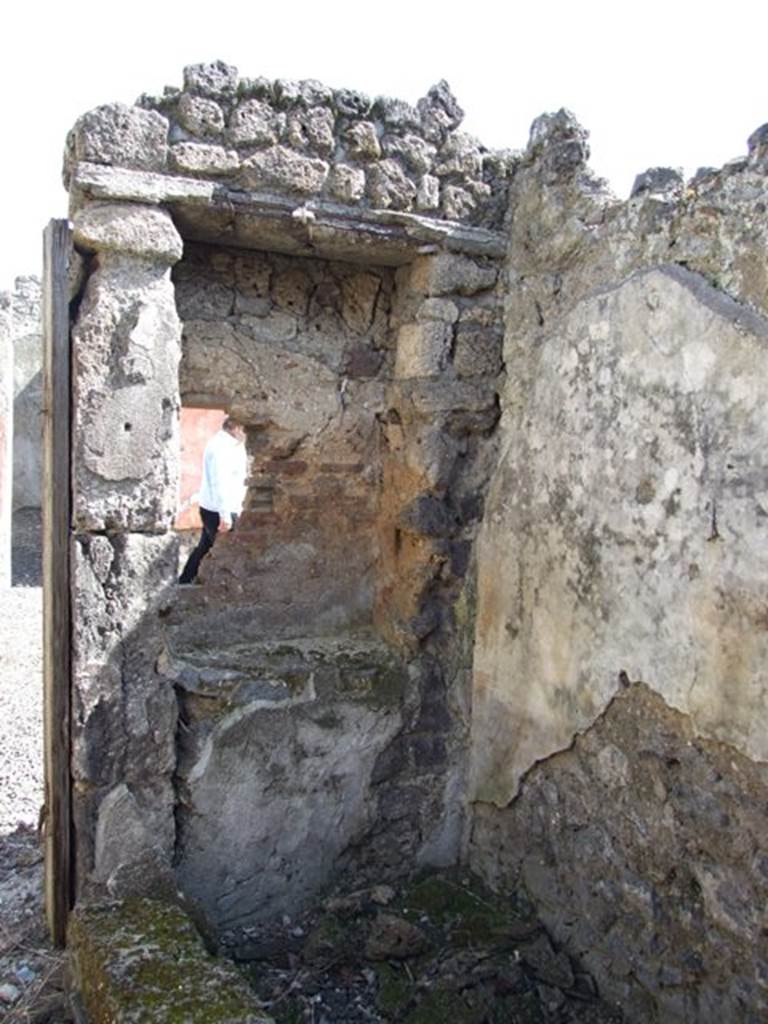 I.12.16 Pompeii. March 2009. Room 2, large recess in south-east corner.