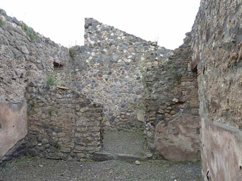 I.13.5 Pompeii. May 2010. Looking south to rear room.