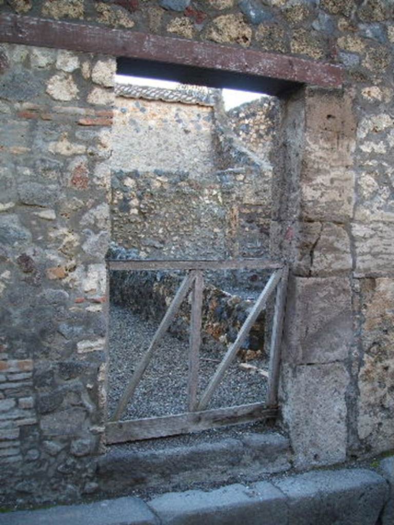 I.13.6 Pompeii. December 2004. Entrance doorway.