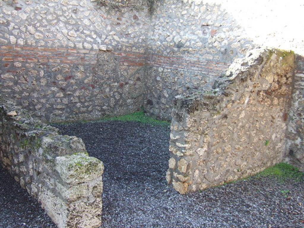 I.13.10 Pompeii. December 2005. Small room in north-west corner.