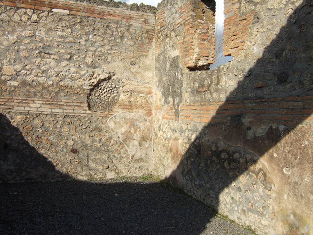 I.13.10 Pompeii. December 2005. West side of shop.