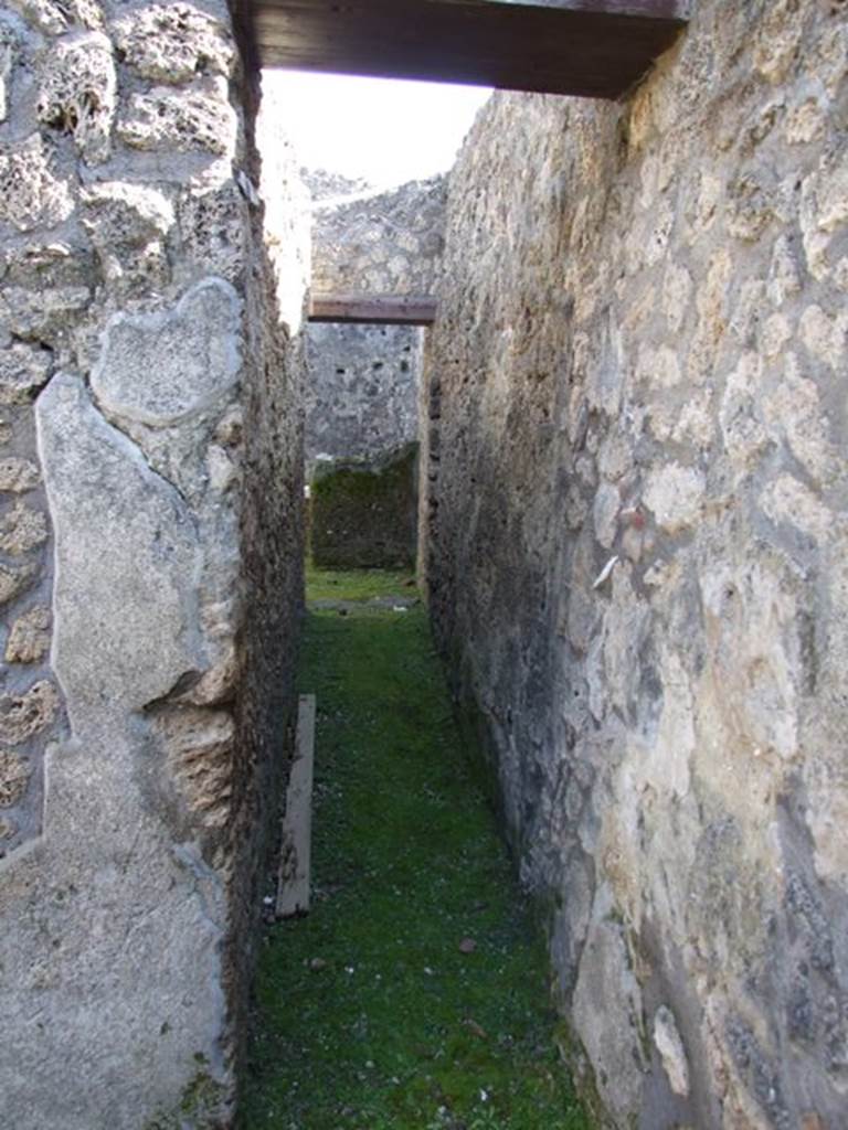 I.13.15 Pompeii. March 2009. Corridor leading  to the rear.