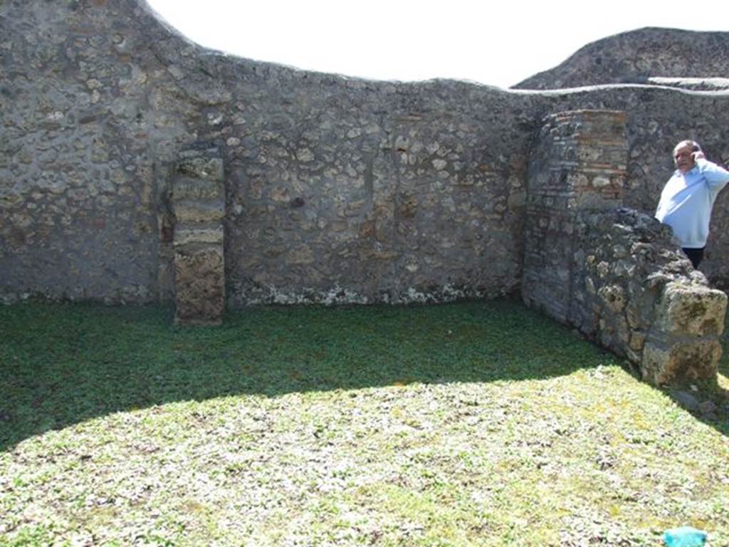 I.13.16 Pompeii.  March 2009.  Site of rooms on south side.