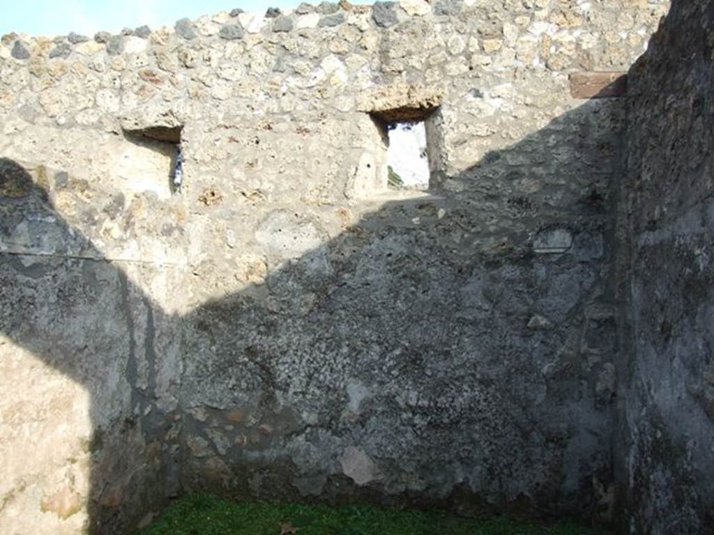 I.14.4 Pompeii. December 2007. Room 1, on north side of fauces. Looking east.