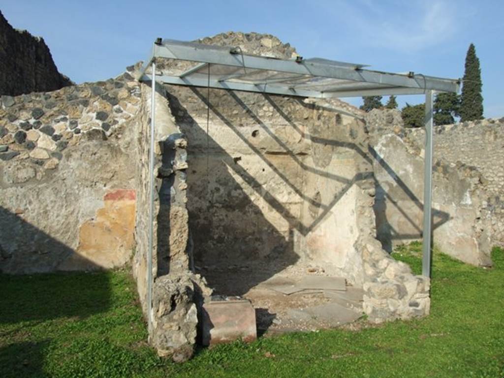 I.14.4 Pompeii. December 2007. Room 4, room in centre of north wall. Looking north.