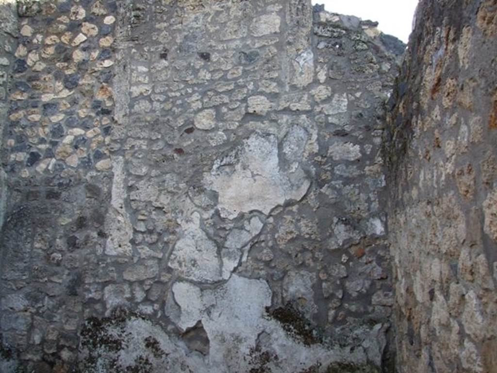 I.14.4 Pompeii. December 2007. Room 10, room to south of fauces. South wall.