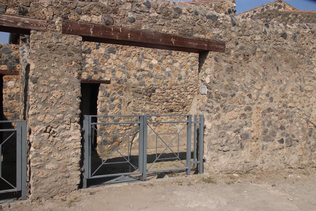 I.14.13 Pompeii. October 2023. Looking north towards entrance doorway. Photo courtesy of Klaus Heese.