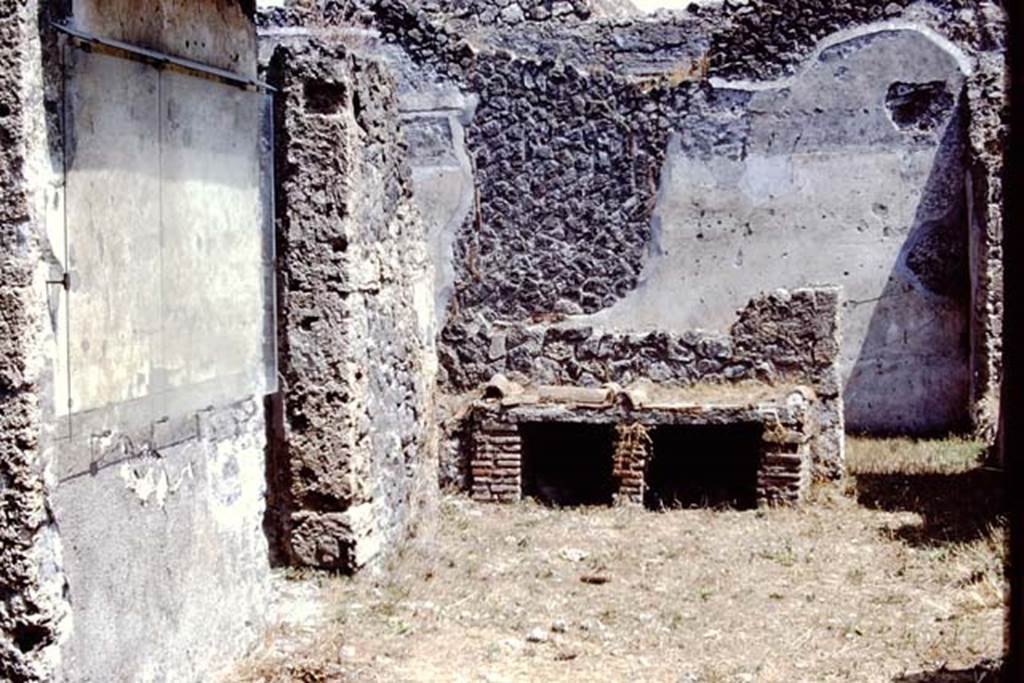 I.15.3 Pompeii. 1972. Looking east along north side of portico 10 of peristyle 13. Photo by Stanley A. Jashemski. 
Source: The Wilhelmina and Stanley A. Jashemski archive in the University of Maryland Library, Special Collections (See collection page) and made available under the Creative Commons Attribution-Non Commercial License v.4. See Licence and use details.
J72f0654

