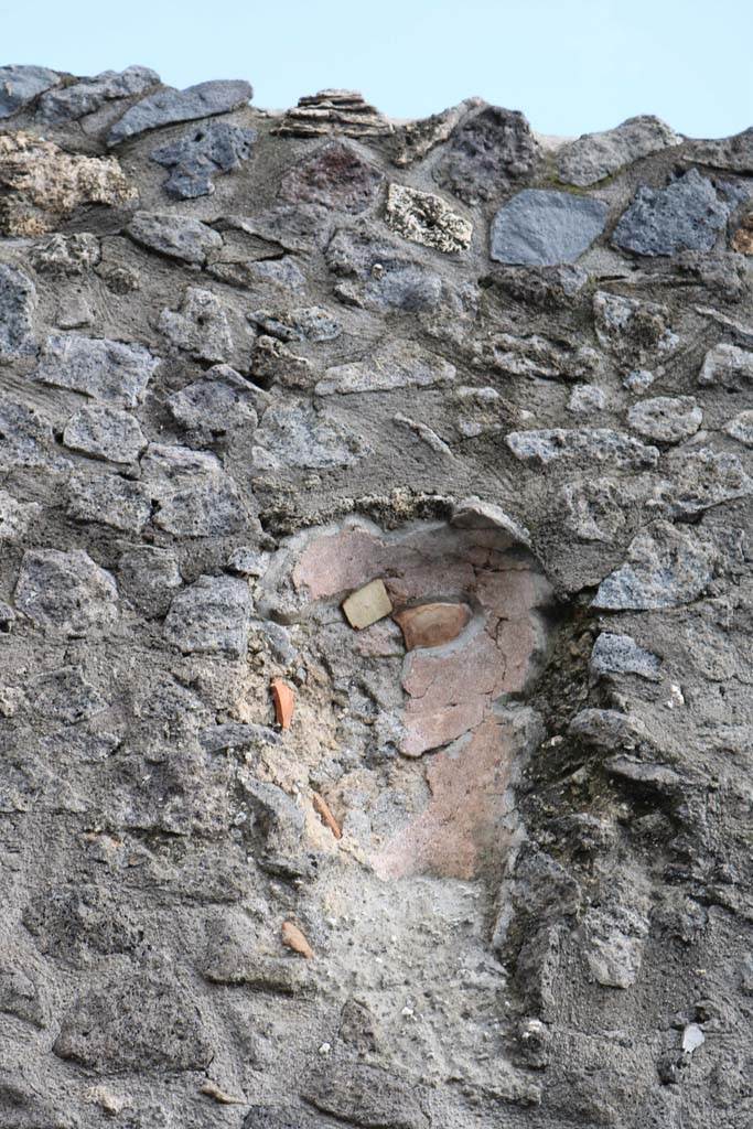 I.15.3 Pompeii. December 2018. Exterior wall on Vicolo della Nave Europa. Photo courtesy of Aude Durand.