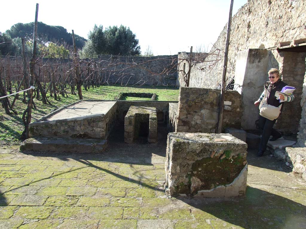 I.20.1 Pompeii. December 2006. Triclinium, looking west.