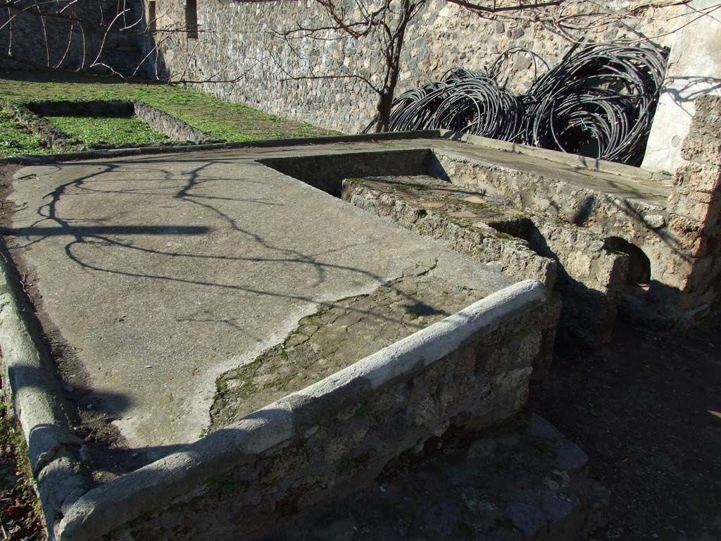 I.20.1 Pompeii. December 2006. Triclinium, looking north-west.