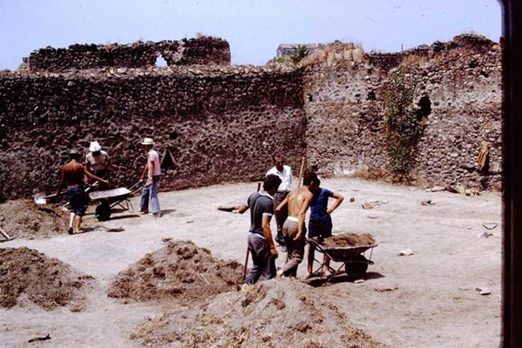 I.20.5 Pompeii. 1972. North-west corner. Photo by Stanley A. Jashemski. 
Source: The Wilhelmina and Stanley A. Jashemski archive in the University of Maryland Library, Special Collections (See collection page) and made available under the Creative Commons Attribution-Non Commercial License v.4. See Licence and use details. J72f0086
