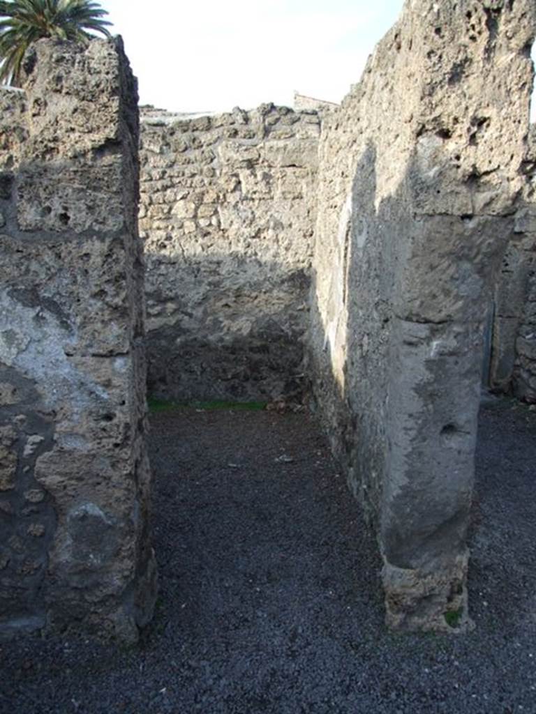 II.1.3.  Doorway to cubiculum on north west side of atrium.