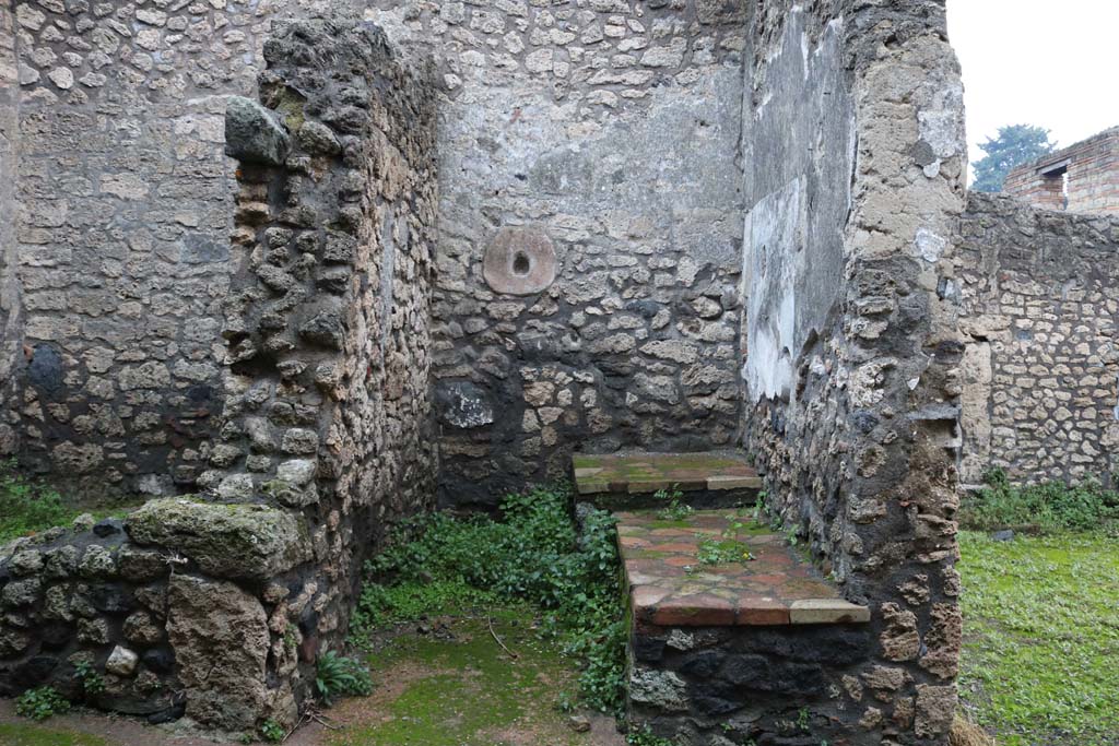 II.1.13 Pompeii. December 2018. Looking east across kitchen. Photo courtesy of Aude Durand.

