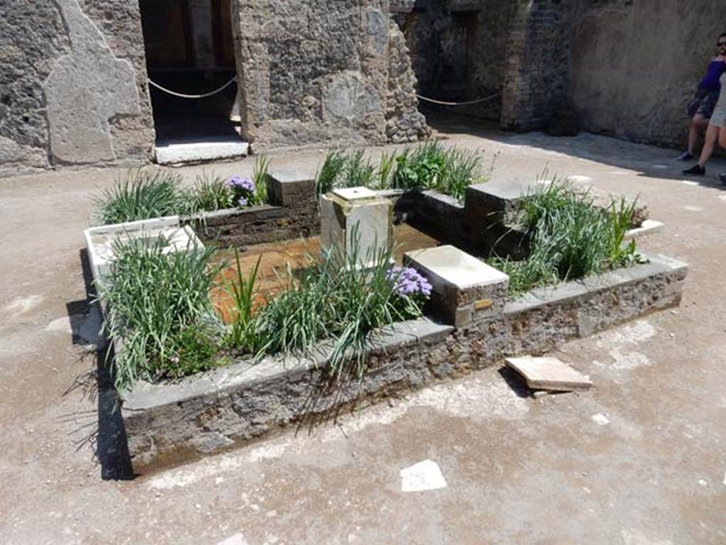 II.2.2 Pompeii. May 2016. Room 2, looking east across impluvium. 
Photo courtesy of Buzz Ferebee.
