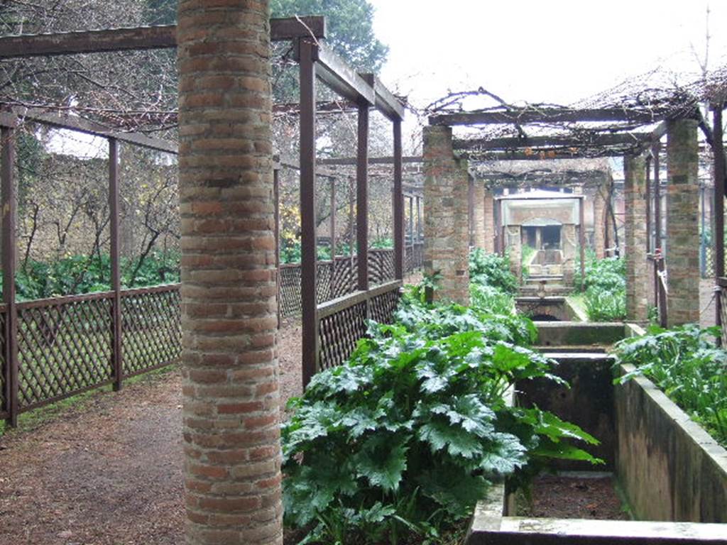 II.2.5 Pompeii. December 2005. Looking west, from the rear entrance.