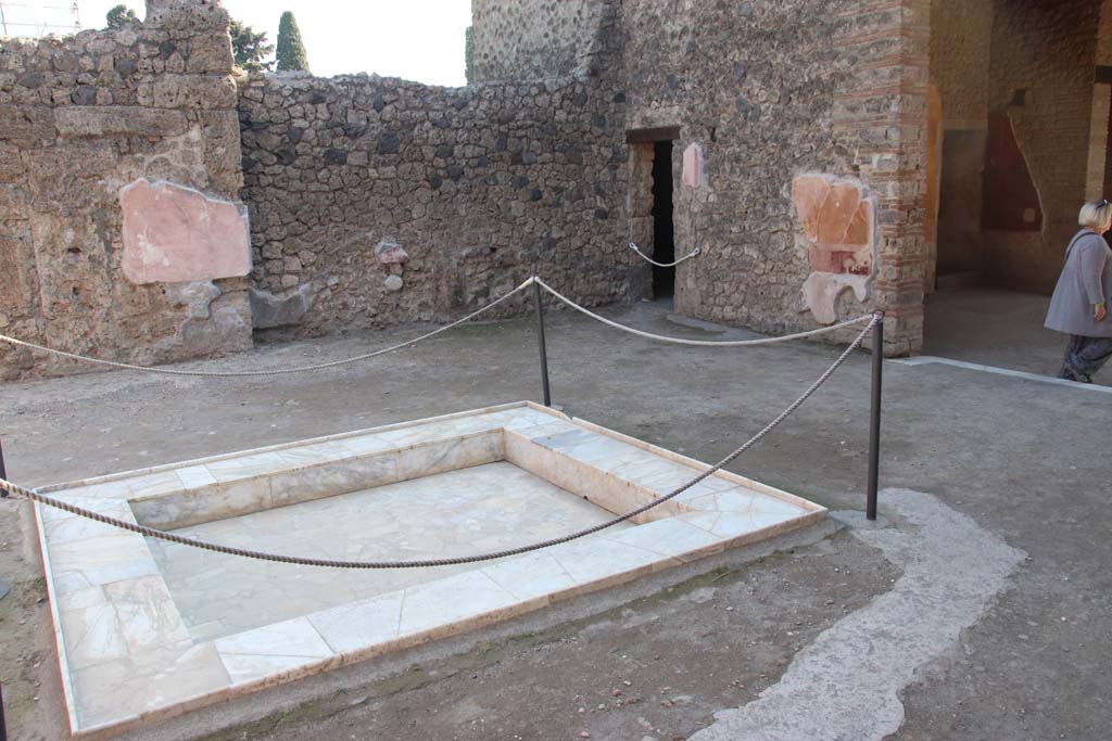 II.3.3 Pompeii. May 2016. Room 2, atrium, looking towards north-east corner and east wall. Photo courtesy of Buzz Ferebee.

