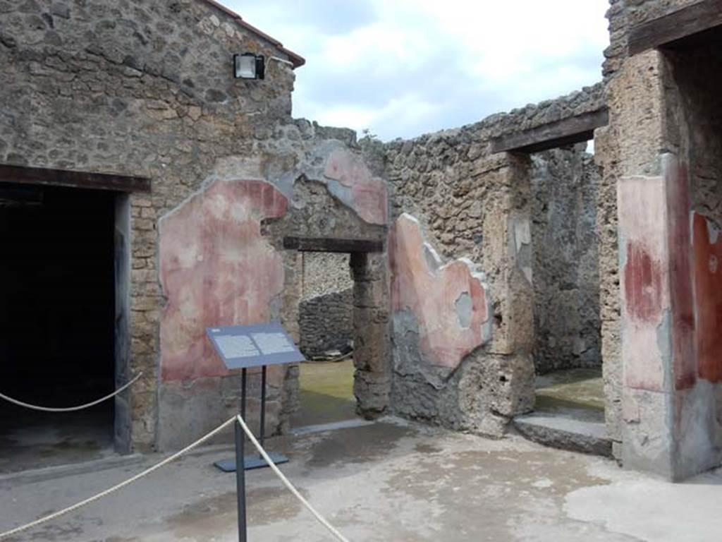 II.3.3 Pompeii. May 2016. Looking towards north-west corner of room 2, the atrium.
Photo courtesy of Buzz Ferebee.
