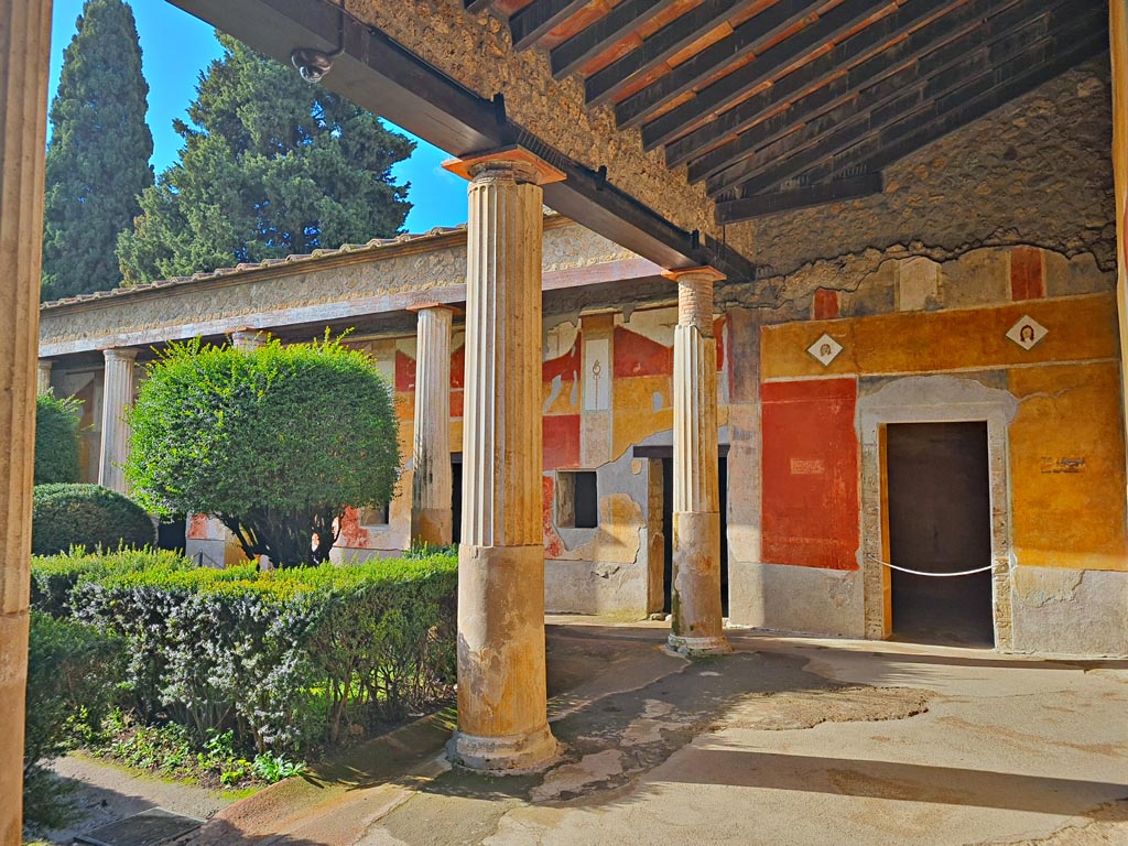 II.3.3 Pompeii. March 2024. Room 11, looking towards west portico, from north portico. Photo courtesy of Giuseppe Ciaramella.