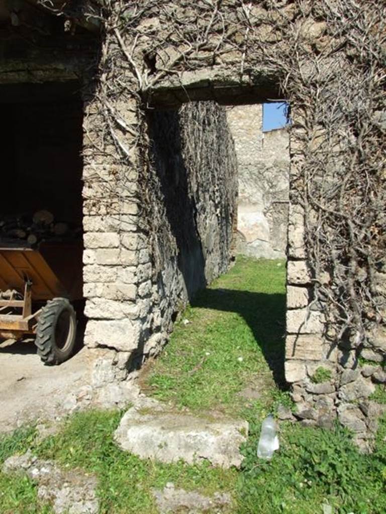 II.3.6 Pompeii.  March 2009.   Garden door leading north to II.3.4