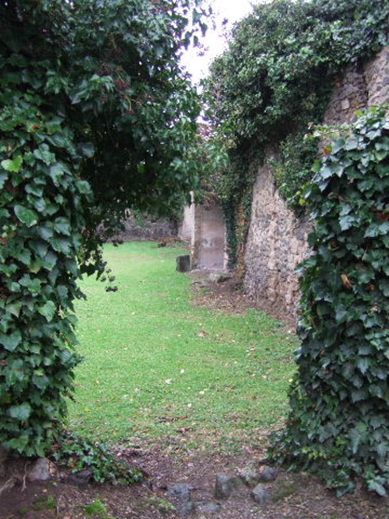 II.3.6 Pompeii.  December 2005.  Garden looking west.

