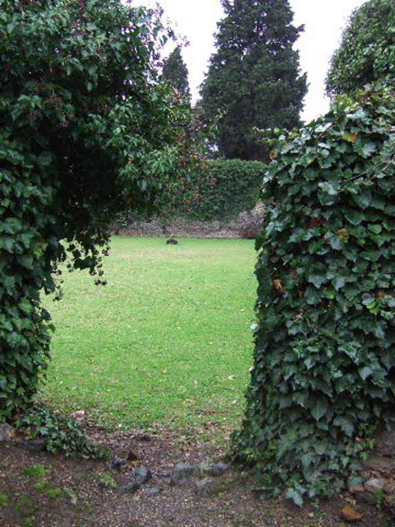 II.3.6 Pompeii.  December 2005. Garden looking west.

