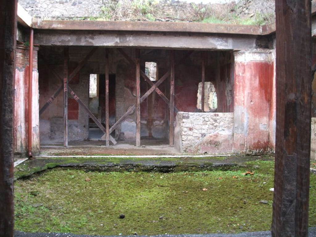 II.4.6 Pompeii. December 2006. Looking south across Baths portico