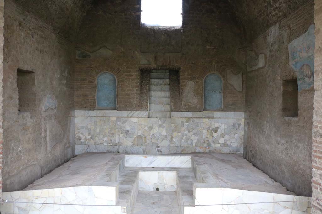 II.4.6 Pompeii. December 2018. Looking west into summer triclinium. Photo courtesy of Aude Durand.