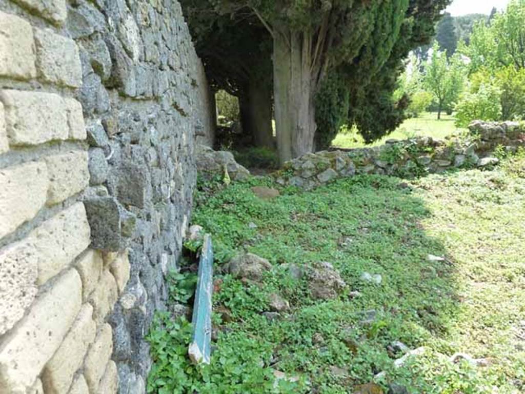 II.4.8 Pompeii. May 2010. Small room or stall on south side of entrance. Looking south.