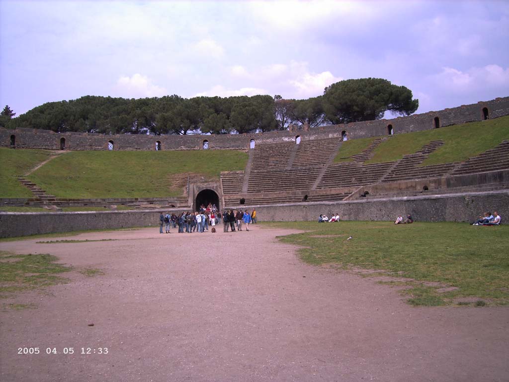 II.6 Pompeii. June 2012. Looking towards north end of arena of Amphitheatre. Photo courtesy of Michael Binns.
.