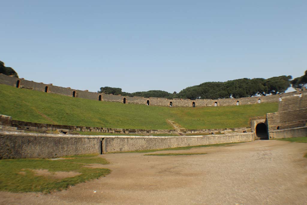 II.6 Pompeii. March 2014. Looking north-west across arena.
Foto Annette Haug, ERC Grant 681269 DÉCOR.

