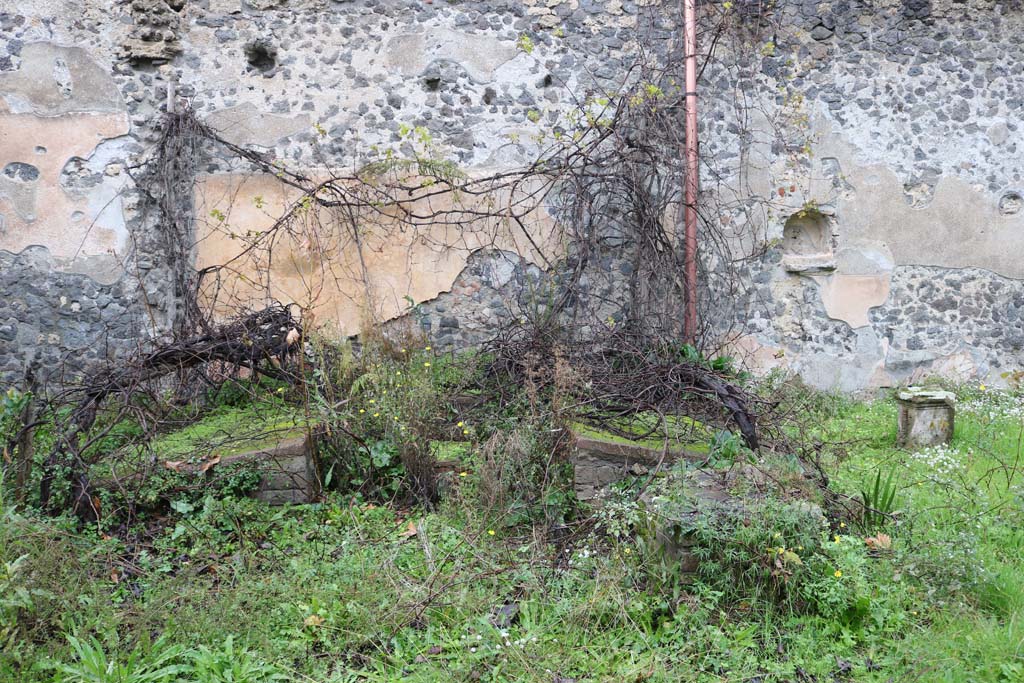 II.8.2 Pompeii. December 2018. Looking north towards triclinium.  Photo courtesy of Aude Durand.