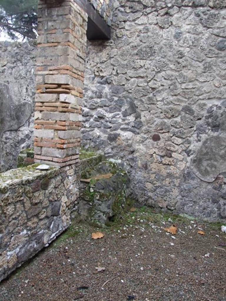 II.8.2.  Thermopolium.  December 2007.  Area to east of room on south side.